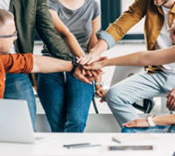 Zusammenhalt Job-Team