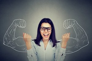 Stockfoto Frauenpower